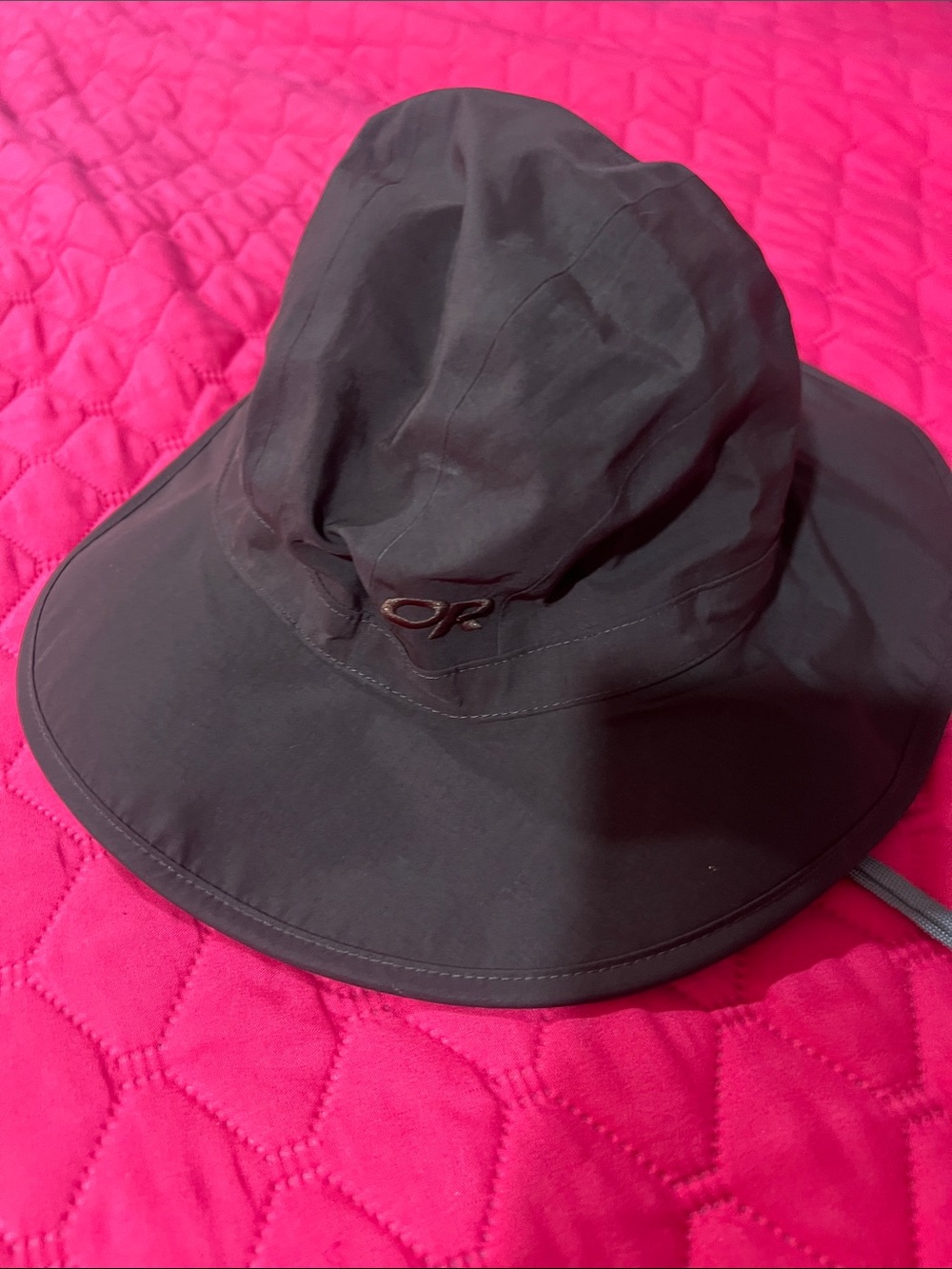 GORE-TEX Dark Brown Wide Brim Sun Hat